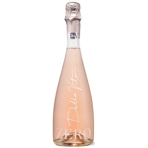 Della Vite Zero, Sparkling Zero Rosè Wine, Alcohol Free