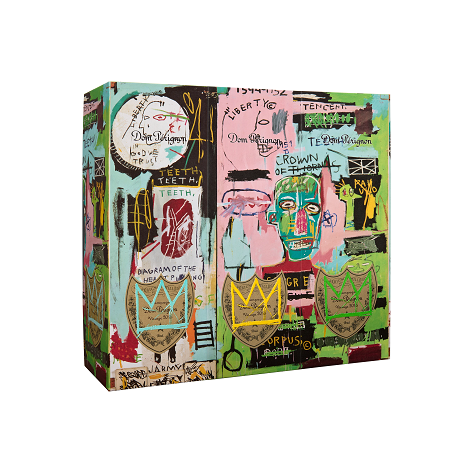 Dom Perignon Vintage 2015 Special Edition Tribute to Jean-Michel Basquiat, Blue, Yellow & Green Gift Case (Copy) (Copy)