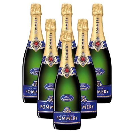 Pommery Brut Royal Champagne NV 6 Champagne Case — Fine Wine Direct