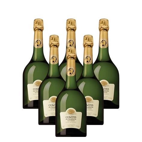 Taittinger Comtes de Champagne Champagne Blanc Fine Direct Case 2011, — Blancs Wine 6 de